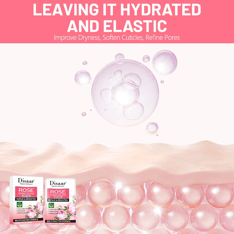 Aloe Vera Extract Long Lasting Moisturizing Skin Care Calming Repair Sheet Face Mask - 5