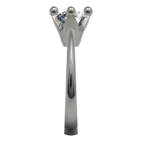 Beads Pronds Engagement Ring -C1 - 4