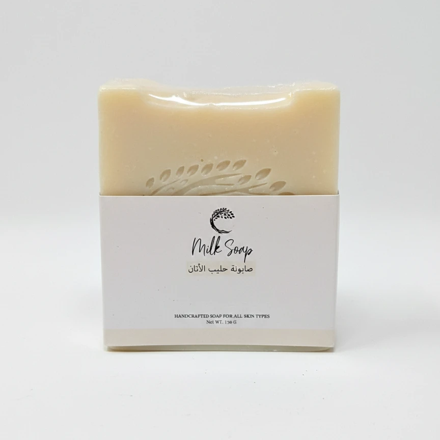 صابونة الحليب الطبيعي