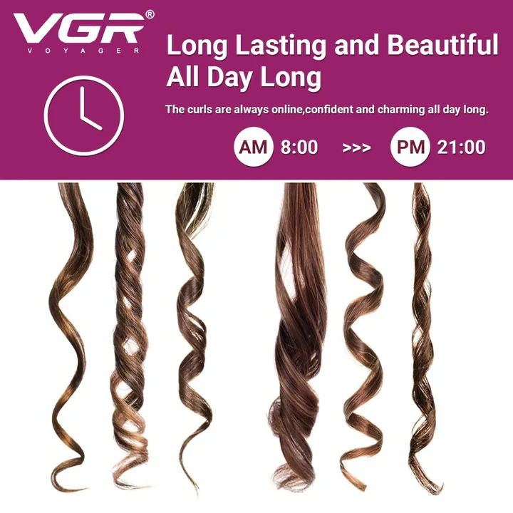 VGR V597, Professional Wavy Hair 5 Barrels Curling Iron - 4