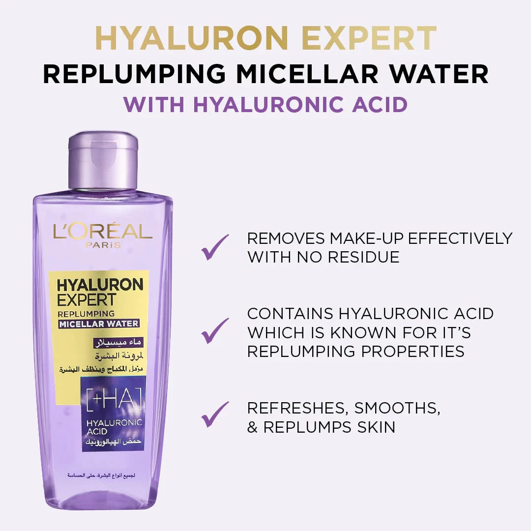 Hyaluron expert moisturiser and anti-aging micellar