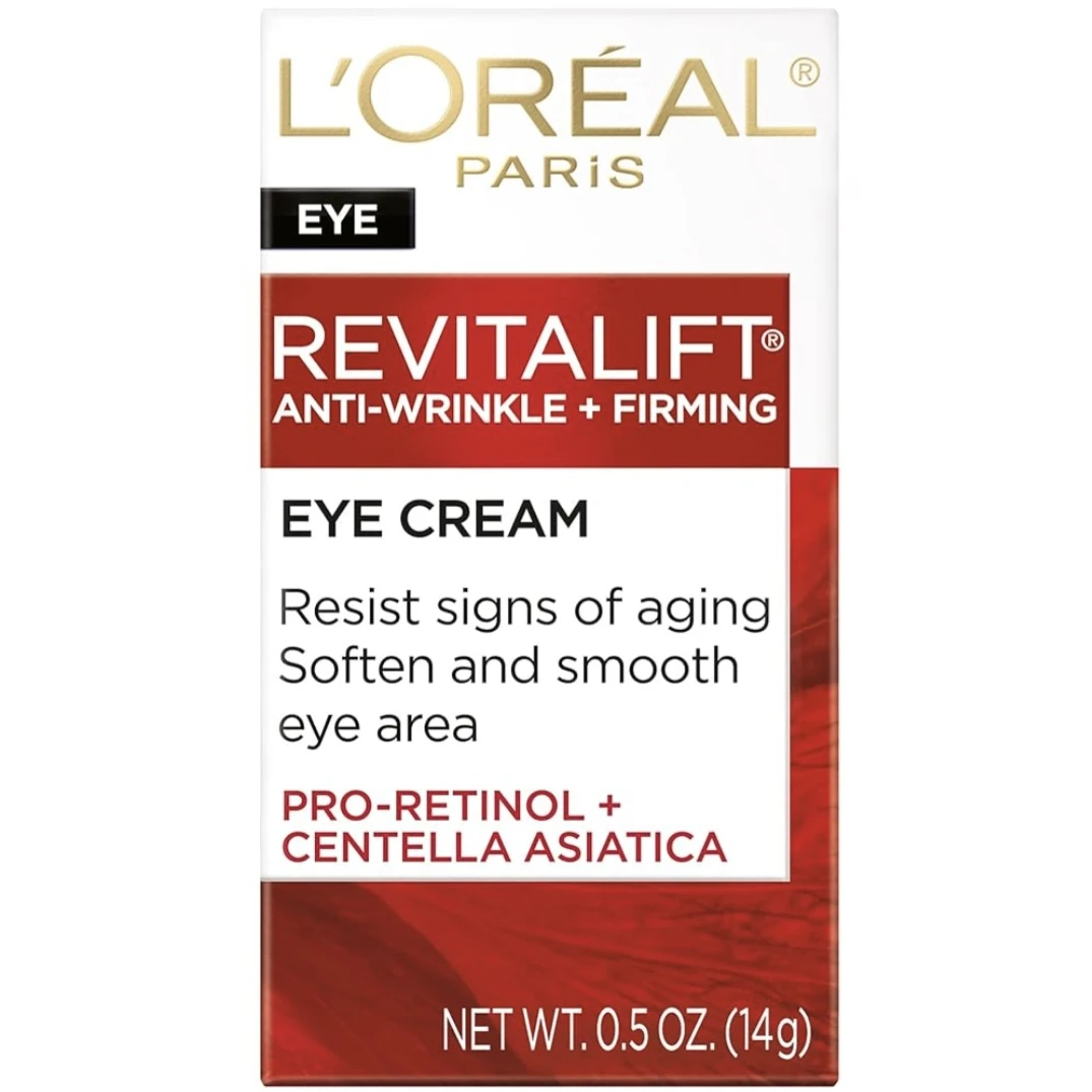 L'Oréal Revitalift Anti-Wrinkle & Firming Eye Cream 1.7 oz | Reduce Wrinkles & Dark Circles in 4 Weeks
