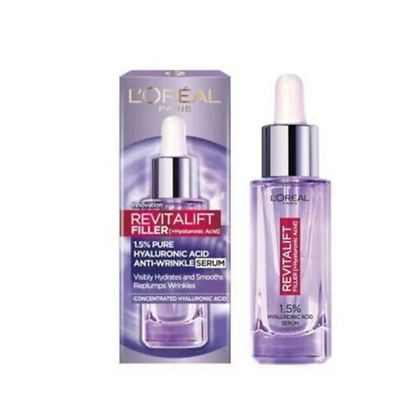 L’Oréal Paris Skin Expert Hyaluronic Acid & Retinol Serum Duo Set, Day To Night Serum Gift Set, 2 X 30 Ml - 7