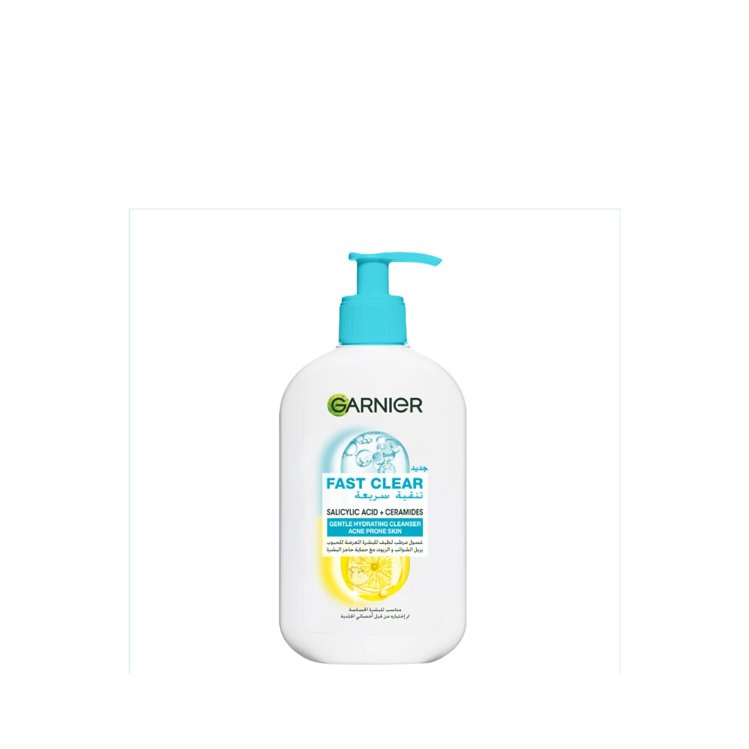 Garnier Fast Clear Hydrating Gentle Cleanser For Acne-Prone Skin