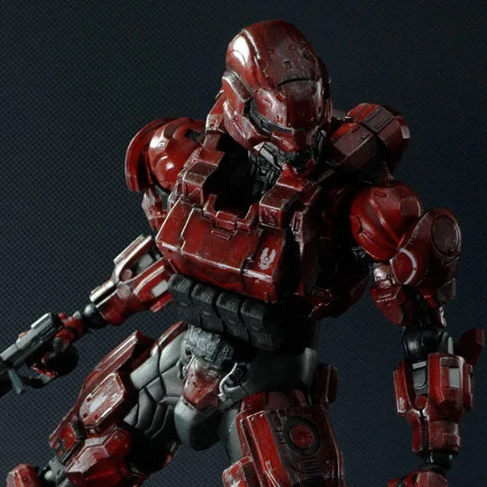 Halo Play Arts Kai Series 2 Spartan Soldier - 4