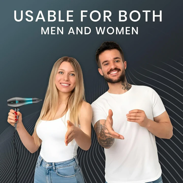 VGR V455 Professional Hair Dryer For Both Men And Women, Independent Cool Shot, 3 Heat And 2 Speed Settings, Detachable Rear Cover - 7