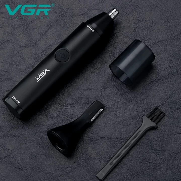 VGR V613 Ear, Nose & Eyebrow Trimmer – USB Rechargeable, Nose Clippers & Facial Grooming Tool - 3