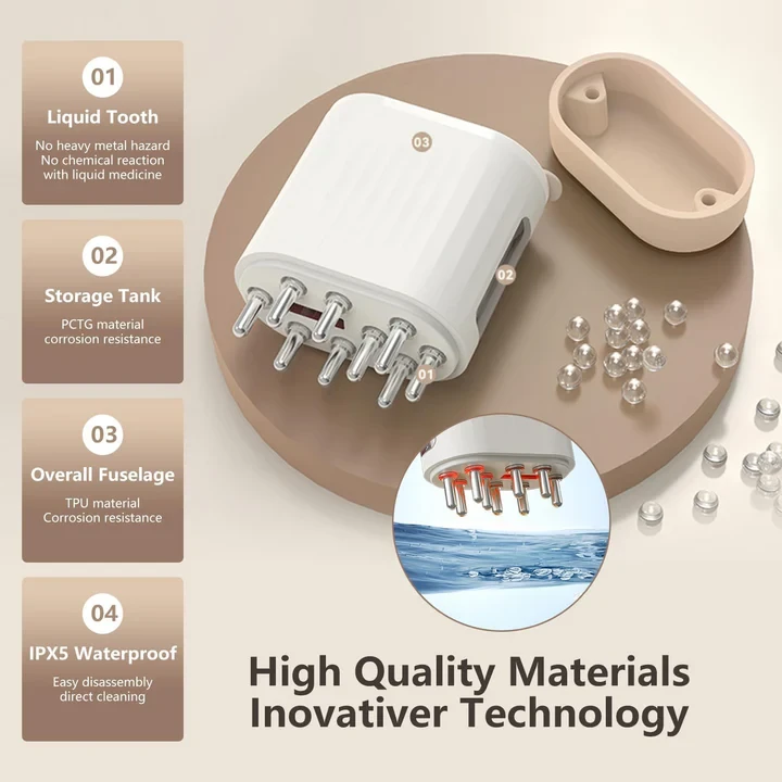 2 In 1 Electric Hair Oil Applicator And Scalp Massager - 7