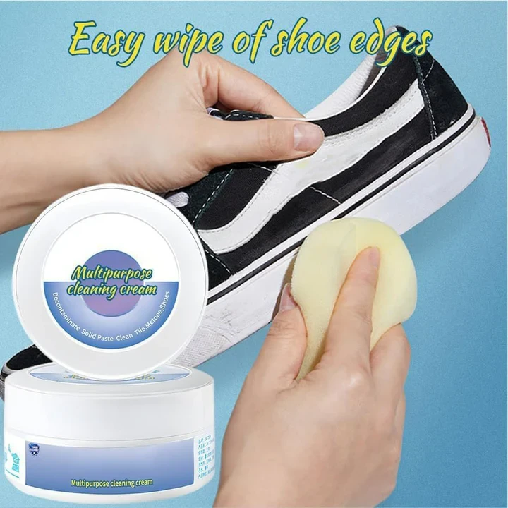 Multipurpose Cleaning Cream White Shoe Cleaner Whitener All Purpose Surface Cleaner - 3