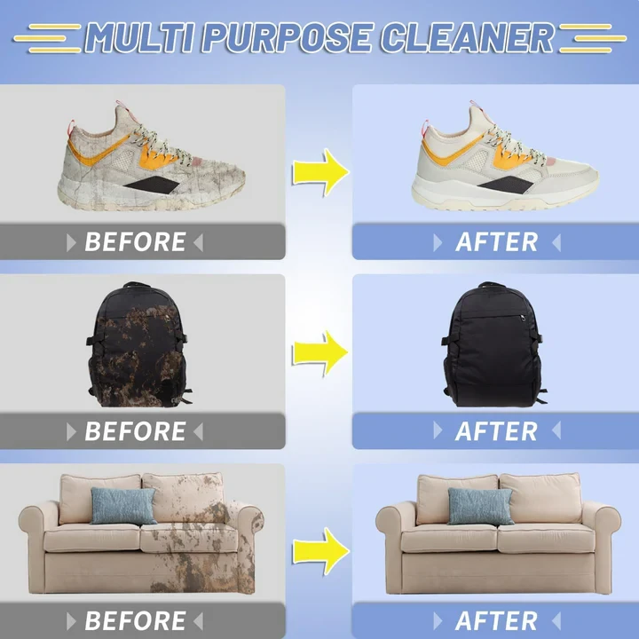 Multipurpose Cleaning Cream White Shoe Cleaner Whitener All Purpose Surface Cleaner - 7