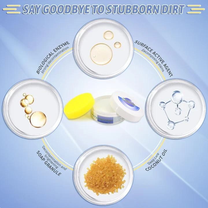 Multipurpose Cleaning Cream White Shoe Cleaner Whitener All Purpose Surface Cleaner - 11