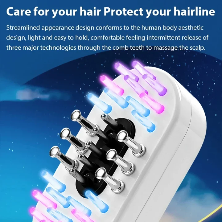 Electric Scalp & Hair Care – EMS, LED Therapy - 5