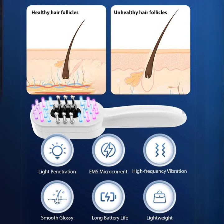 Electric Scalp & Hair Care – EMS, LED Therapy - 10