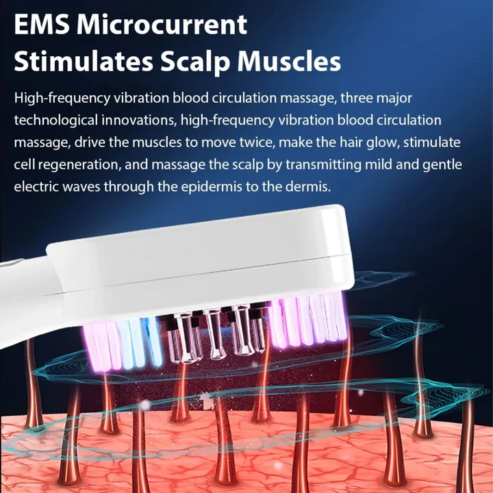 Electric Scalp & Hair Care – EMS, LED Therapy - 19