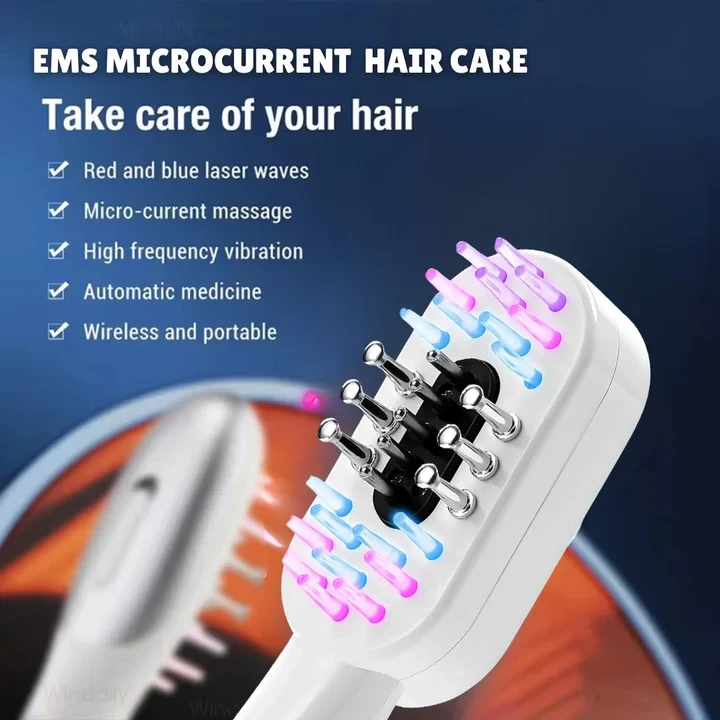 Electric Scalp & Hair Care – EMS, LED Therapy