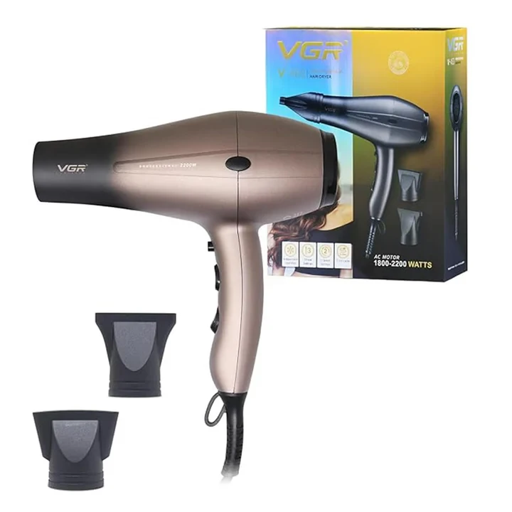 VGR V463 Professional Hair Dryer 1800-2200W High-Performance