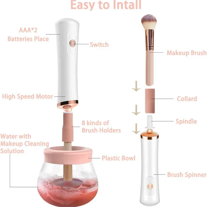 Makeup Brush Cleanser: Cleans All Brush Types & Sizes - 5