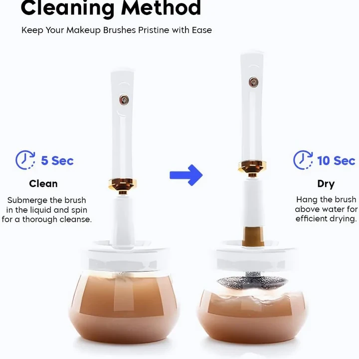 Makeup Brush Cleanser: Cleans All Brush Types & Sizes - 4