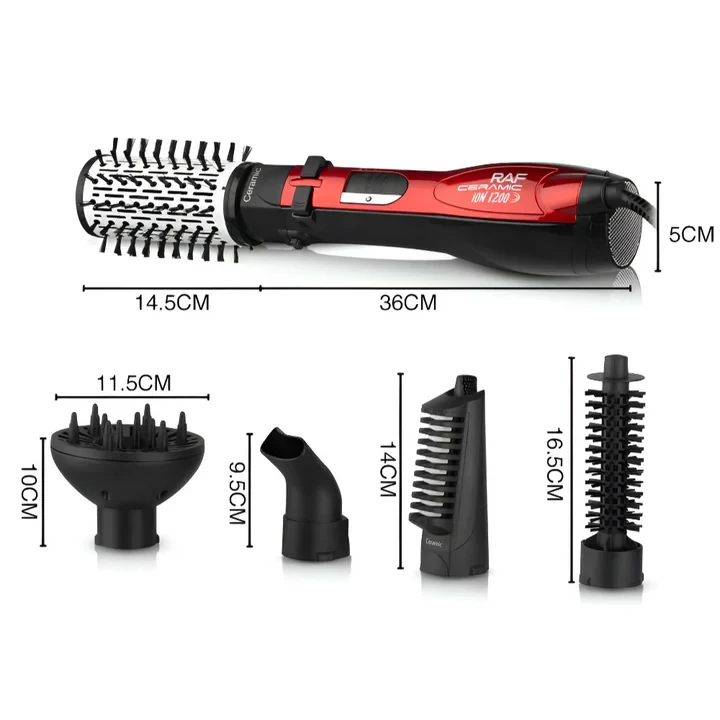 5 In 1 RAF Professional Hair Dryer High Pressure Professional Salon Blow Dryer 1200W R416 Blow Dryer 1200W R416 - 13