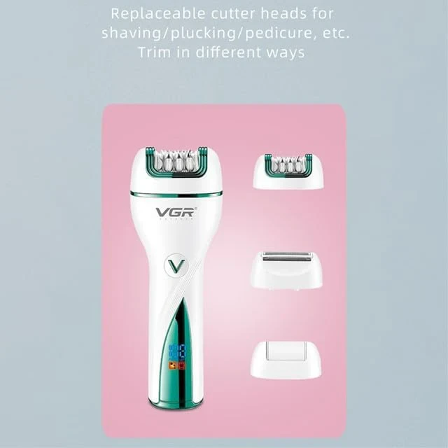 3In1 Women Epilator Electric Female Hair Removal Vgr V728 - 4