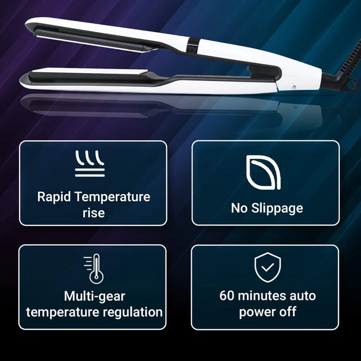 VGR V511 Flat Iron Anti-Static Flat Iron With Ceramic Plates And Lcd Display Hair Straightener - 8