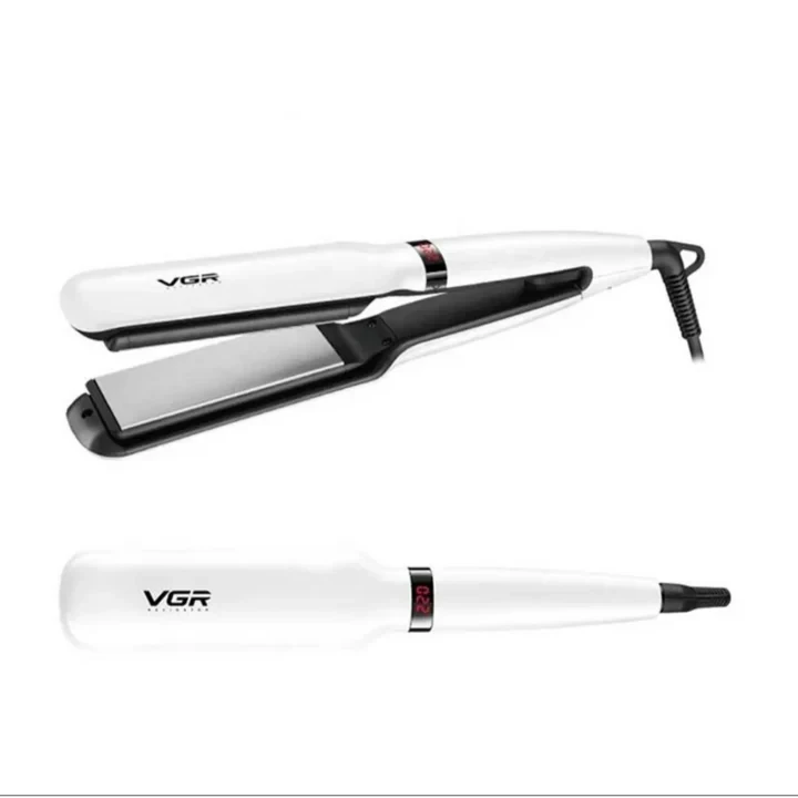 VGR V511 Flat Iron Anti-Static Flat Iron With Ceramic Plates And Lcd Display Hair Straightener - 13