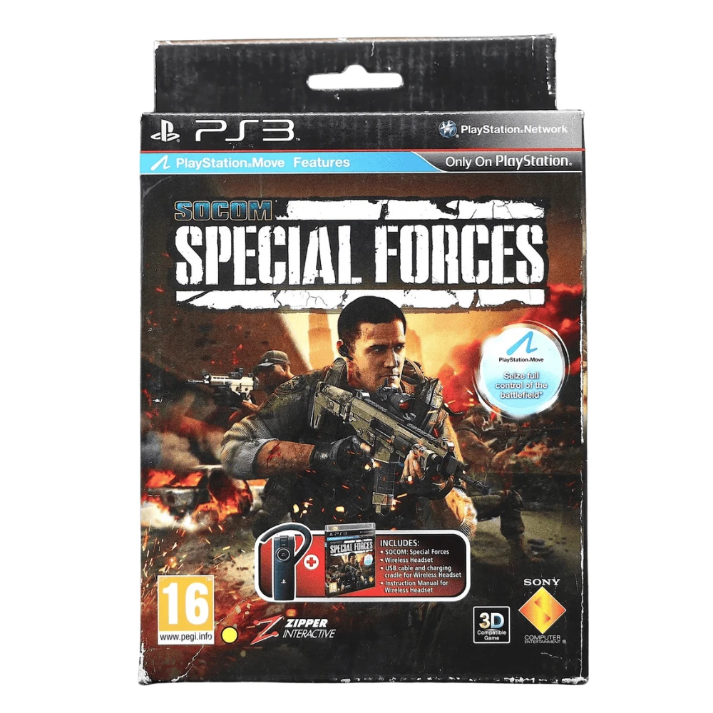 SOCOM Special Forces With Headset Bundle - Playstation 3 | PS3 (SEALED) - 3