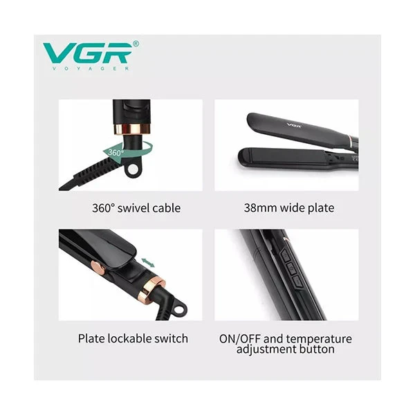 VGR V519 Professional Hair Straightener - 4