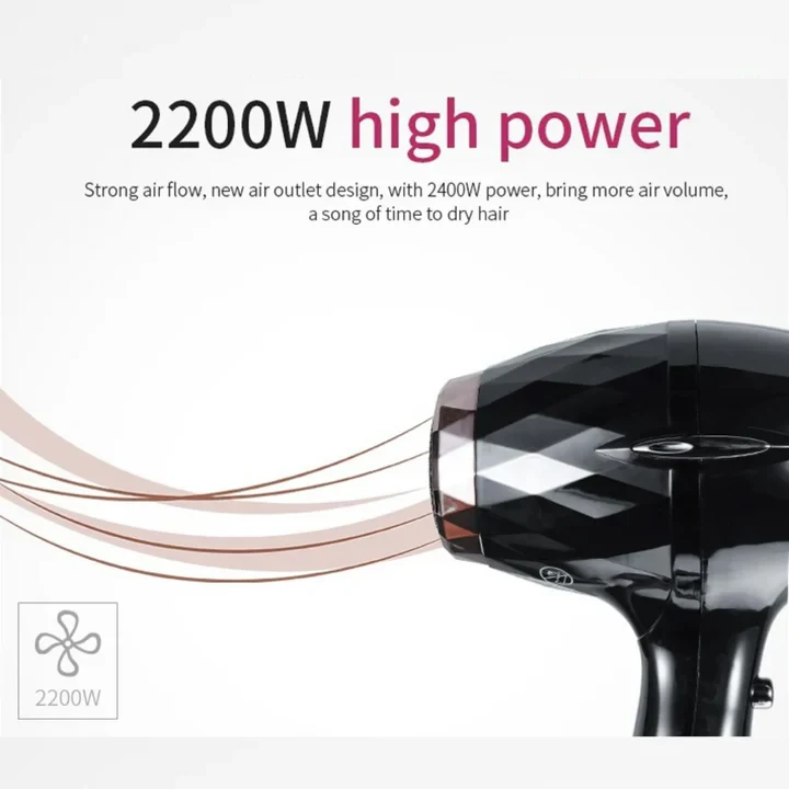 VGR V413 Professional Hair Dryer 2200W High Power - 8