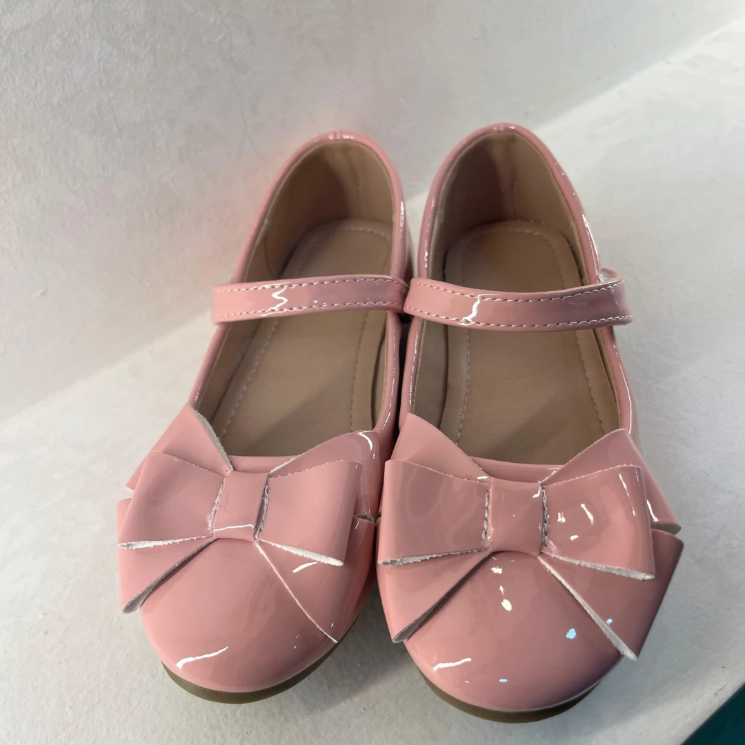 Blush Bow Princess Shoes