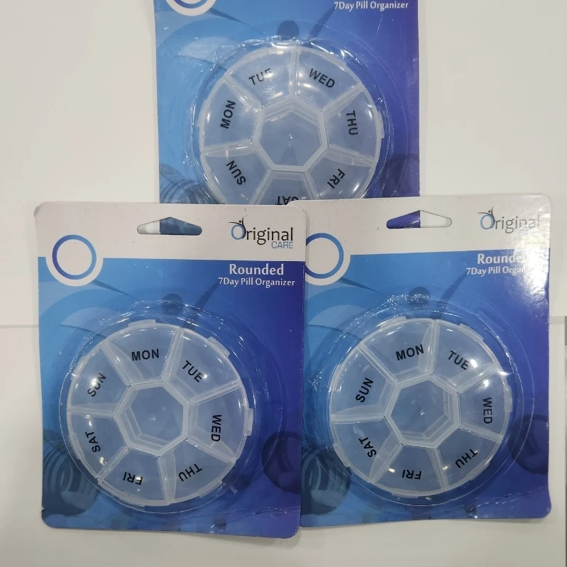 Days Pill Box Round