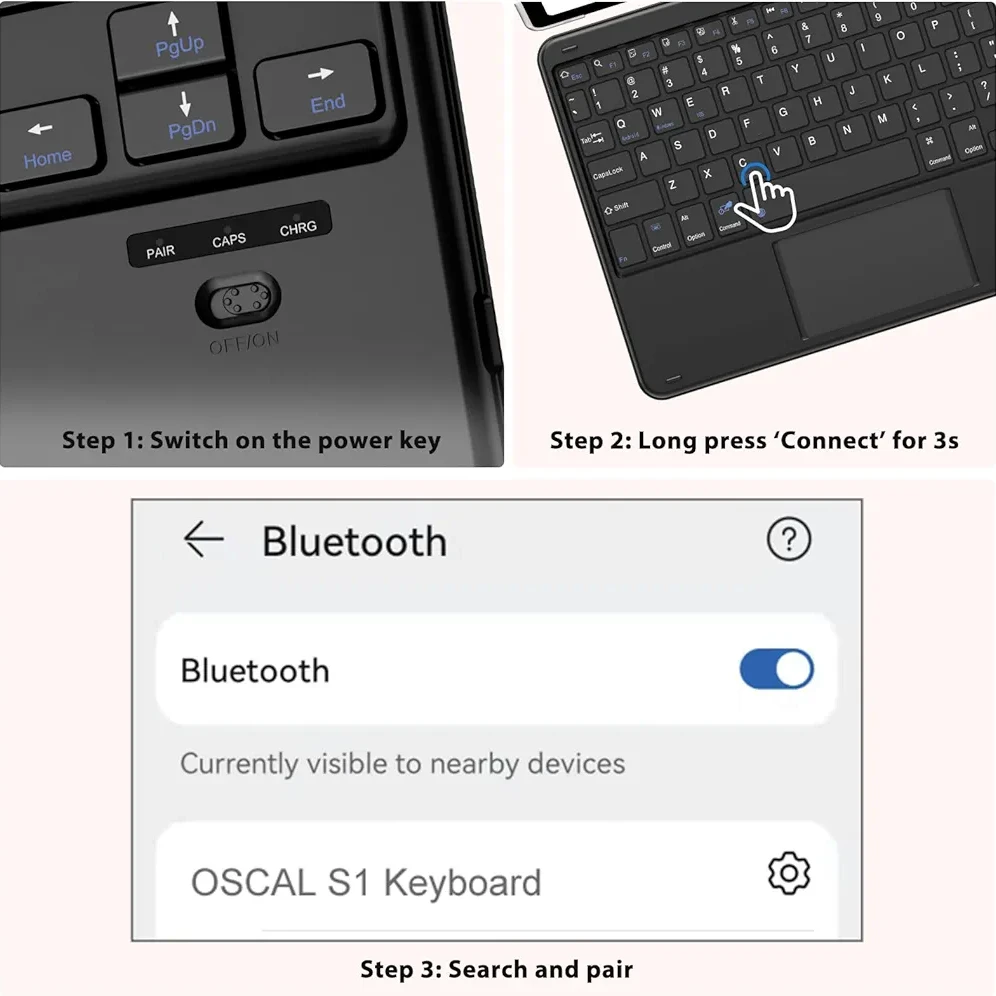 Oscal S1 Wireless Keyboard (English) - 3