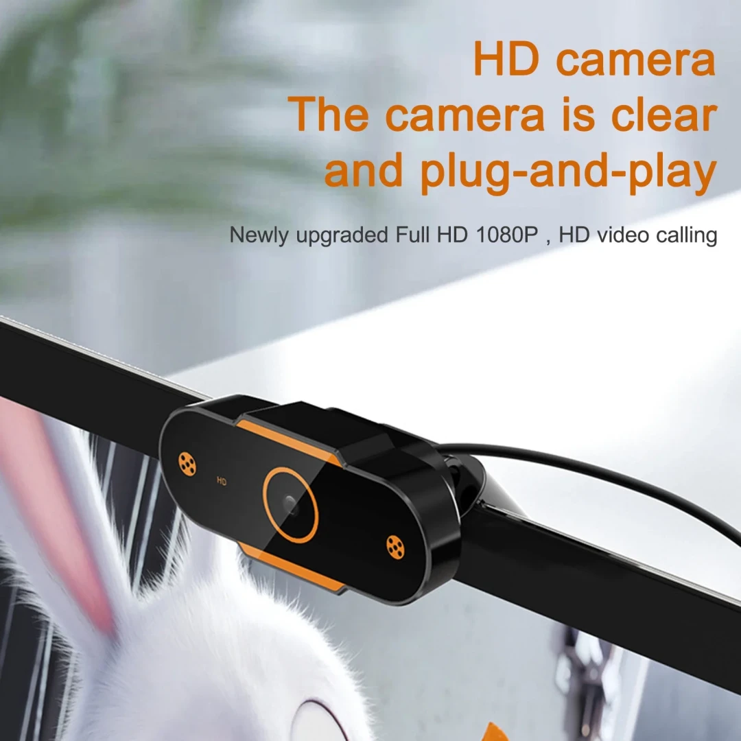 WEBCAM FULL HD COMPATIBLE WITH WINDOWS 10/8/7 AND MAC OSX - 2