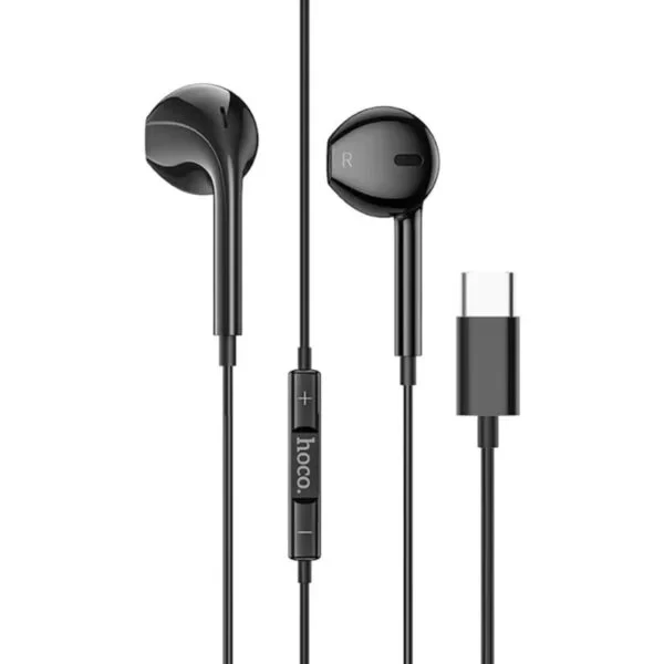 HOCO M101 EARPHONES BLACK TYPE C - 2
