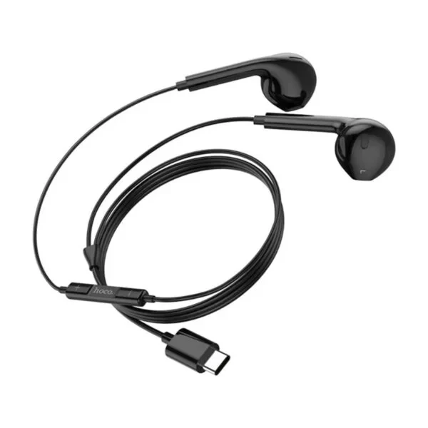 HOCO M101 EARPHONES BLACK TYPE C - 3