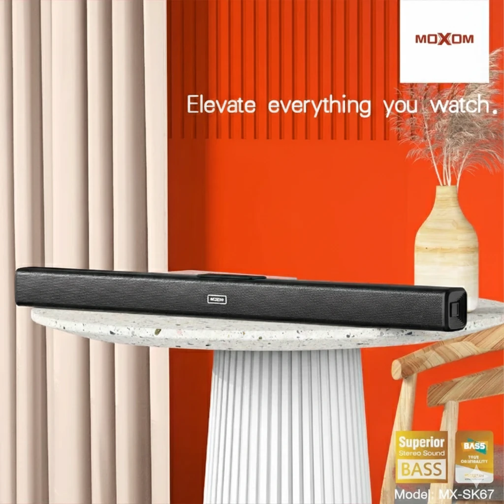Moxom MX-SK67 Frigate Wireless TWS Home Soundbar - 4