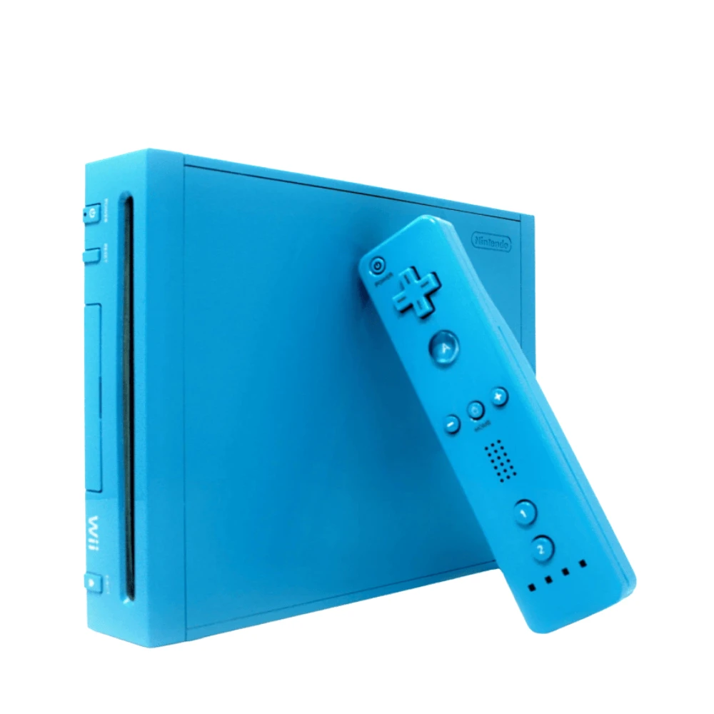 Nintendo Wii Console Limited Edition - Blue (Used) PAL