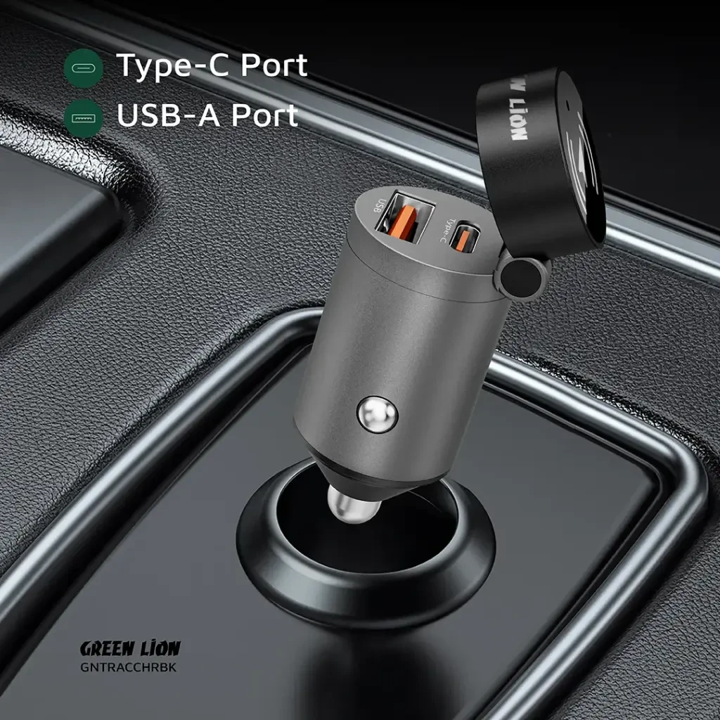GREEN LION TRACKER DUAL PORT CAR CHARGER PD30W - 3