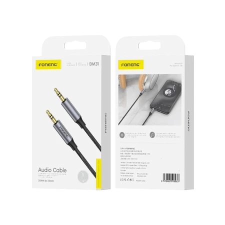 FONENG  BM31 AUDIO CABLE AUX BLACK