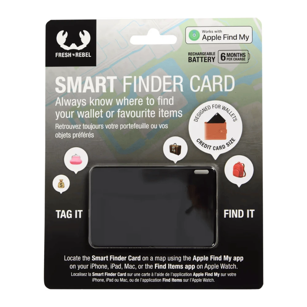 Fresh 'n Rebel - Smart Finder Card IOS - Black