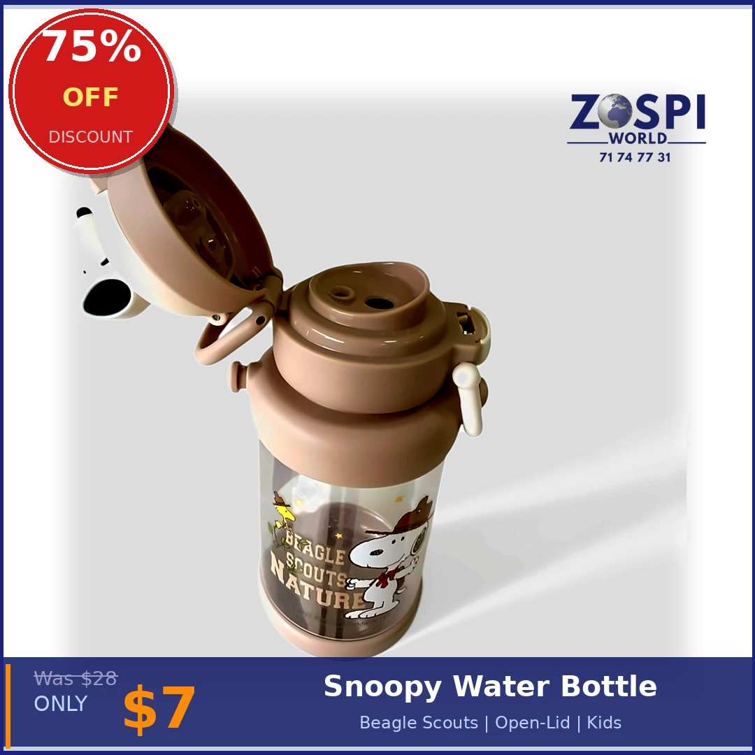 Water Bottle Snoopy
