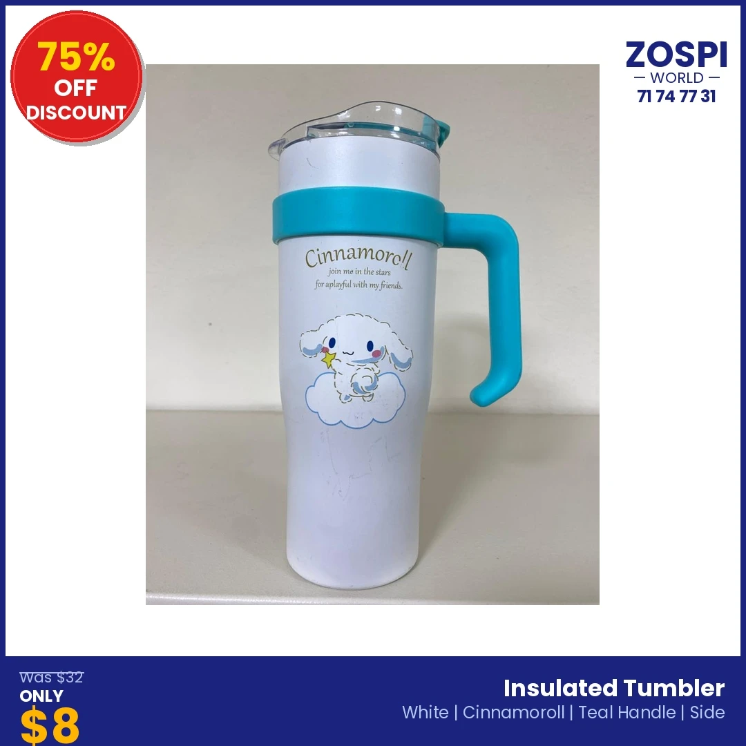 Insulated Tumbler Teal Handler Cinnamoroll C8
