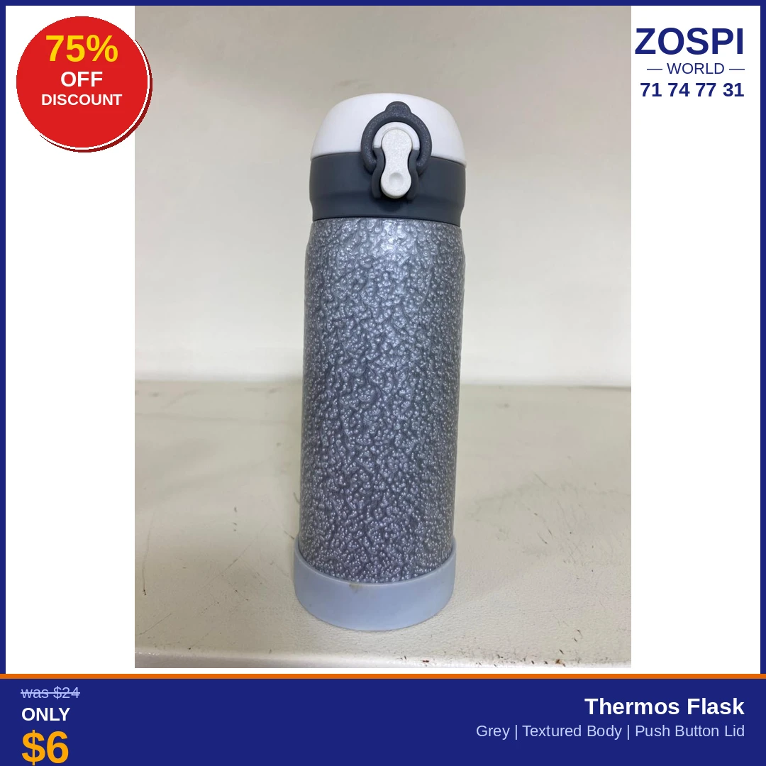 Thermos Flask Grey W6