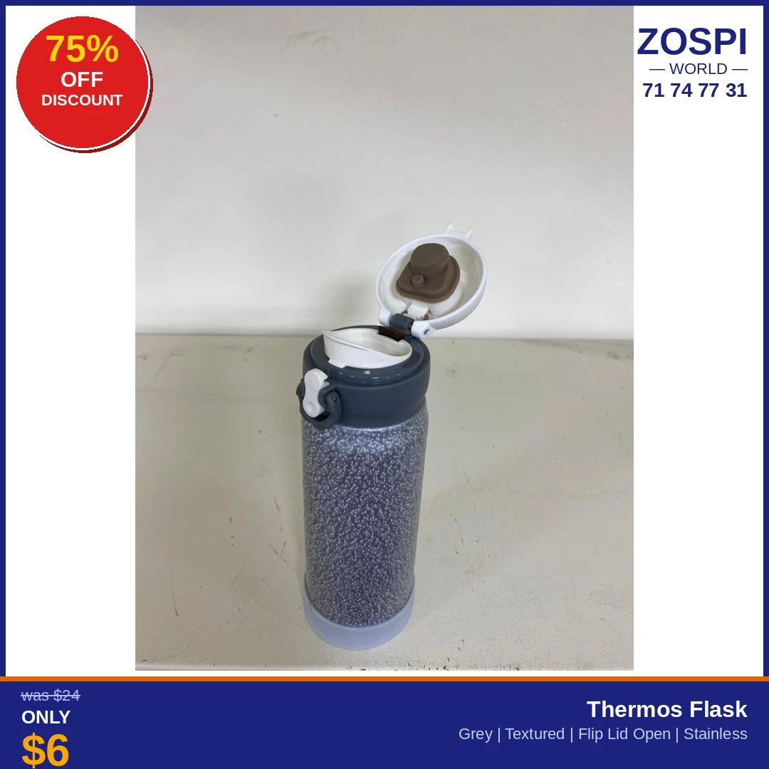 Thermos Flask Grey W6 - 2
