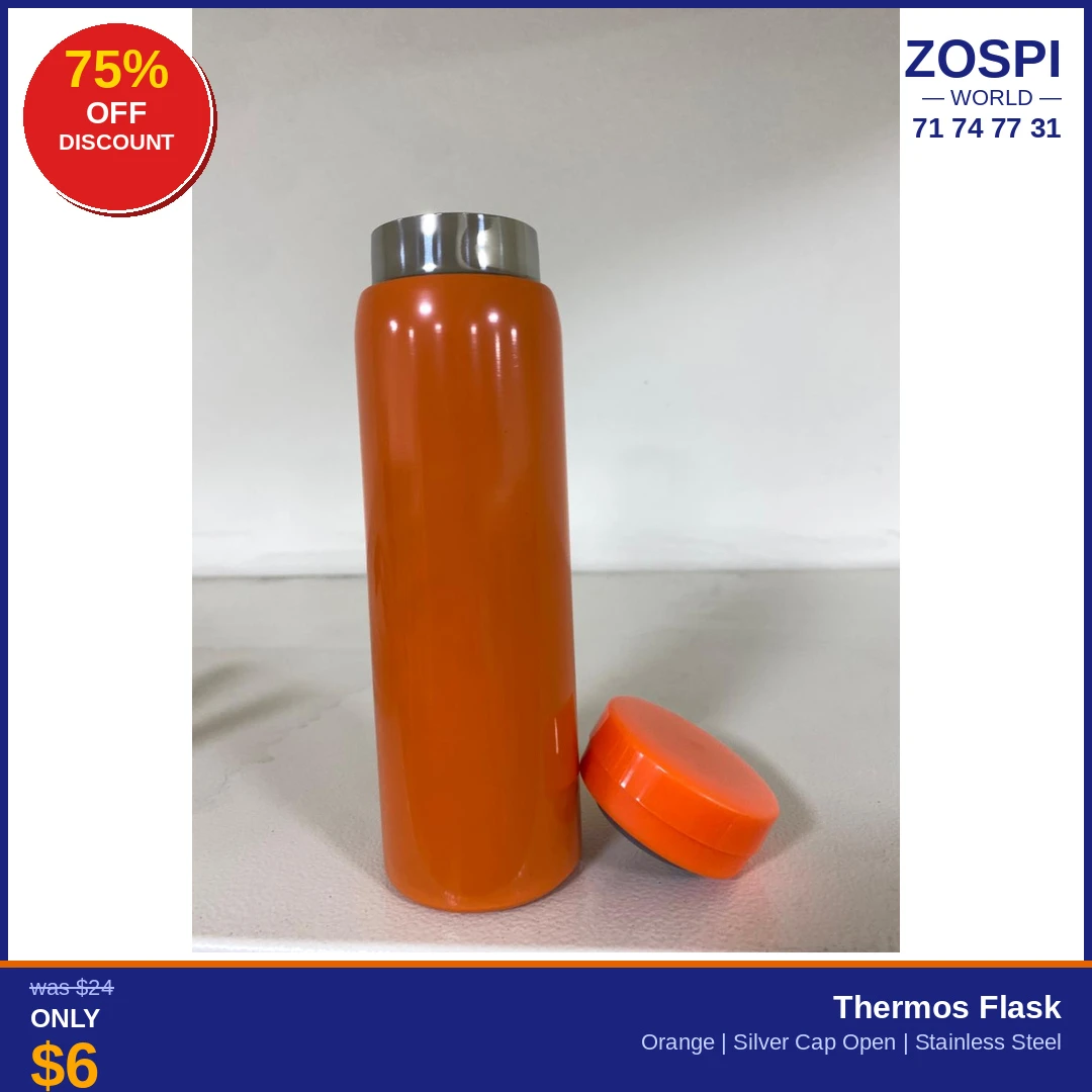 Thermos Flask Orange Glossy OF6 - 2