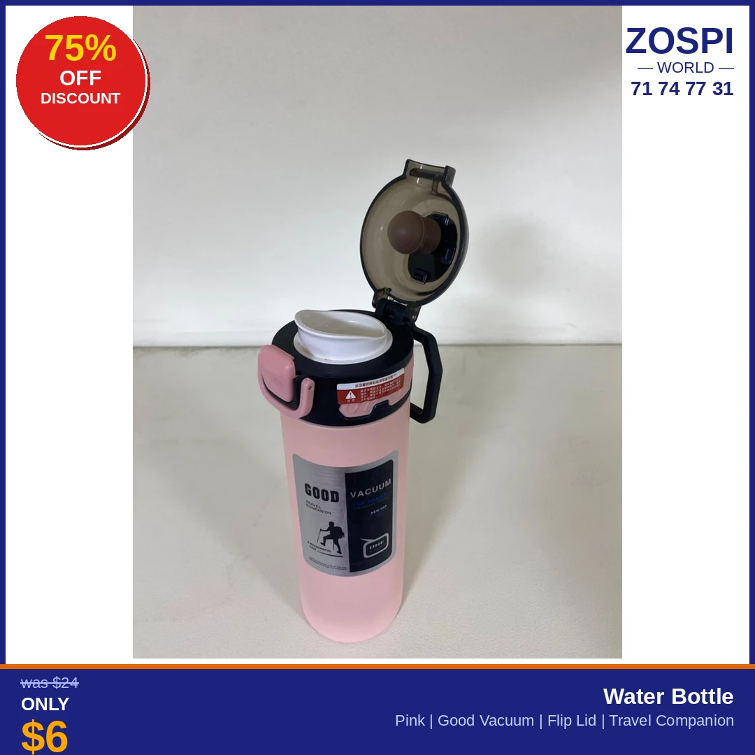 Pink Travel Water Bottle P6 - 2
