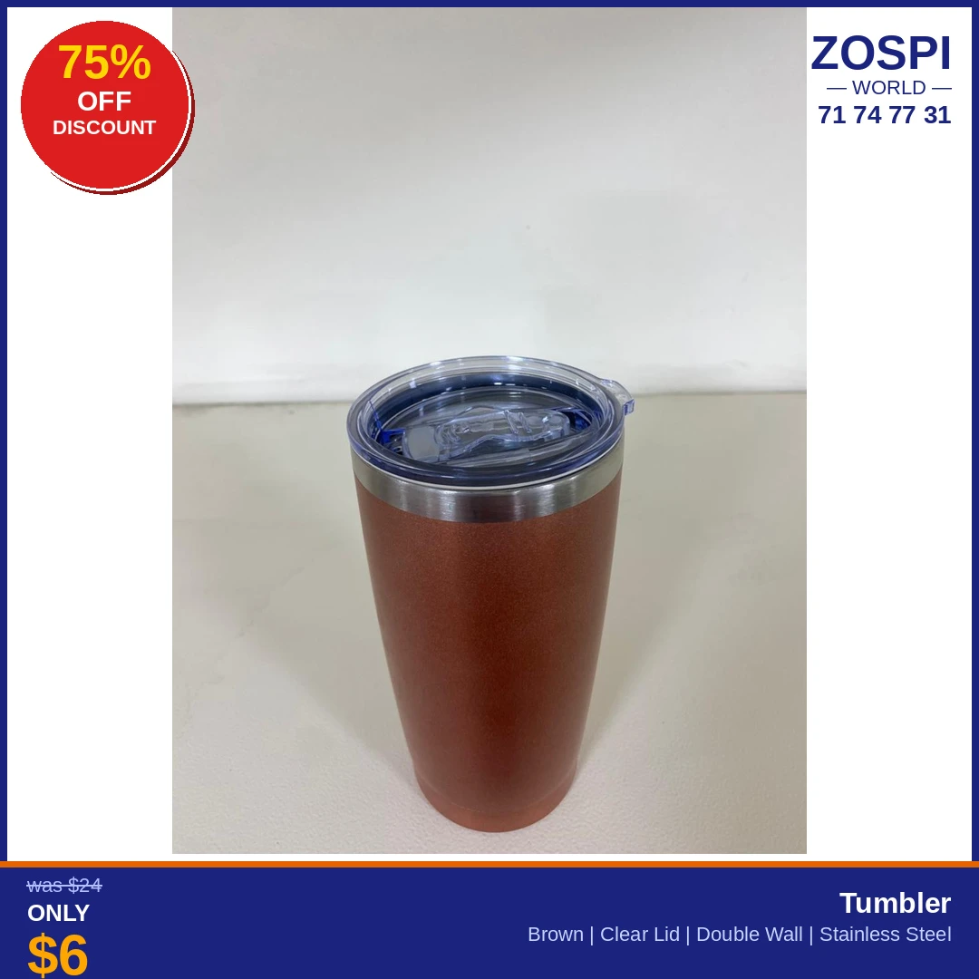 Tumbler Rose Gold Metallic Finish R6 - 2