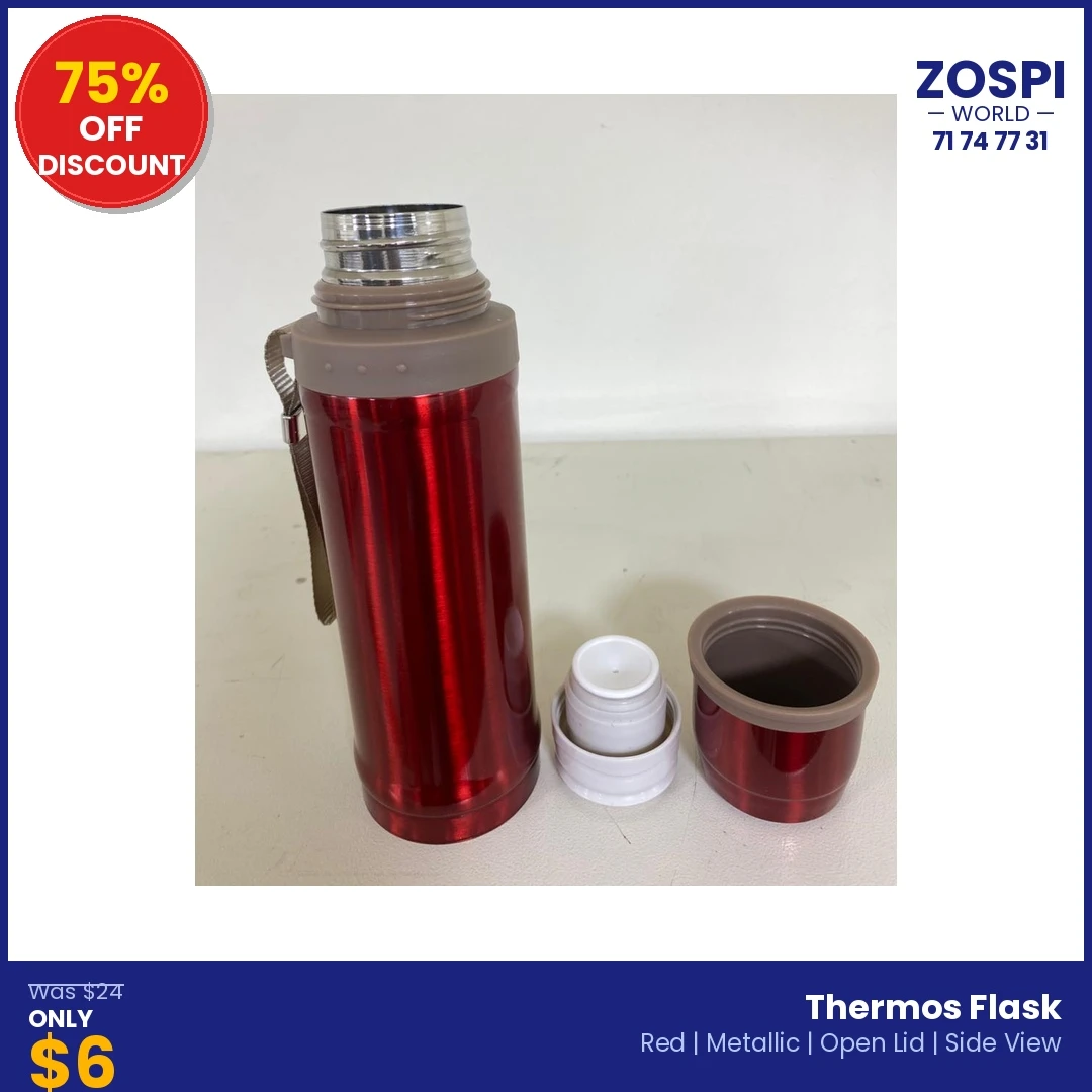 Sports Insulated Thermos Flask Red R6 - 2