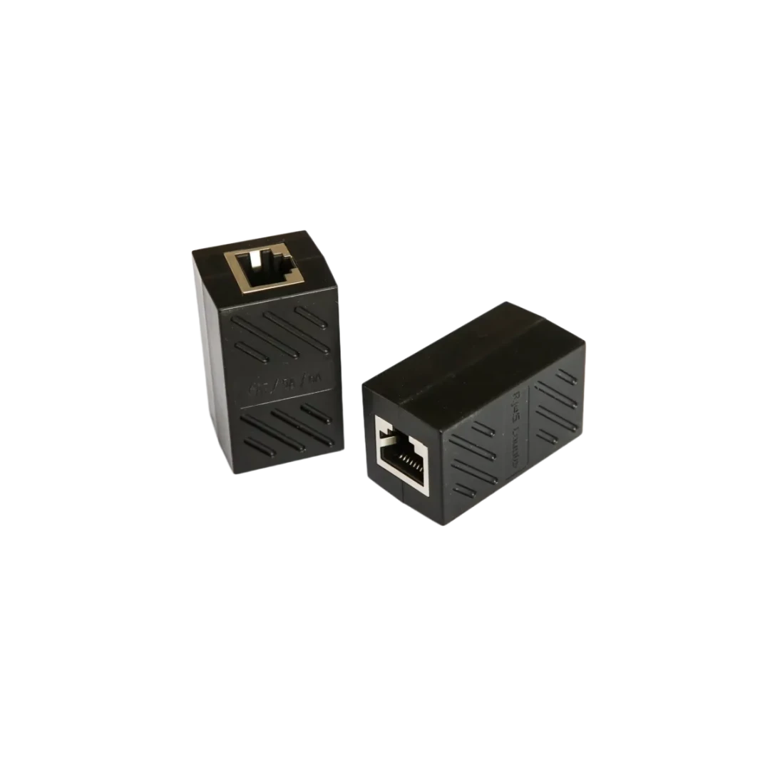 HITEC (3110) KEYSTONE RJ45 COUPLER ETHERNET EXTENDER CONNECTOR BLACK