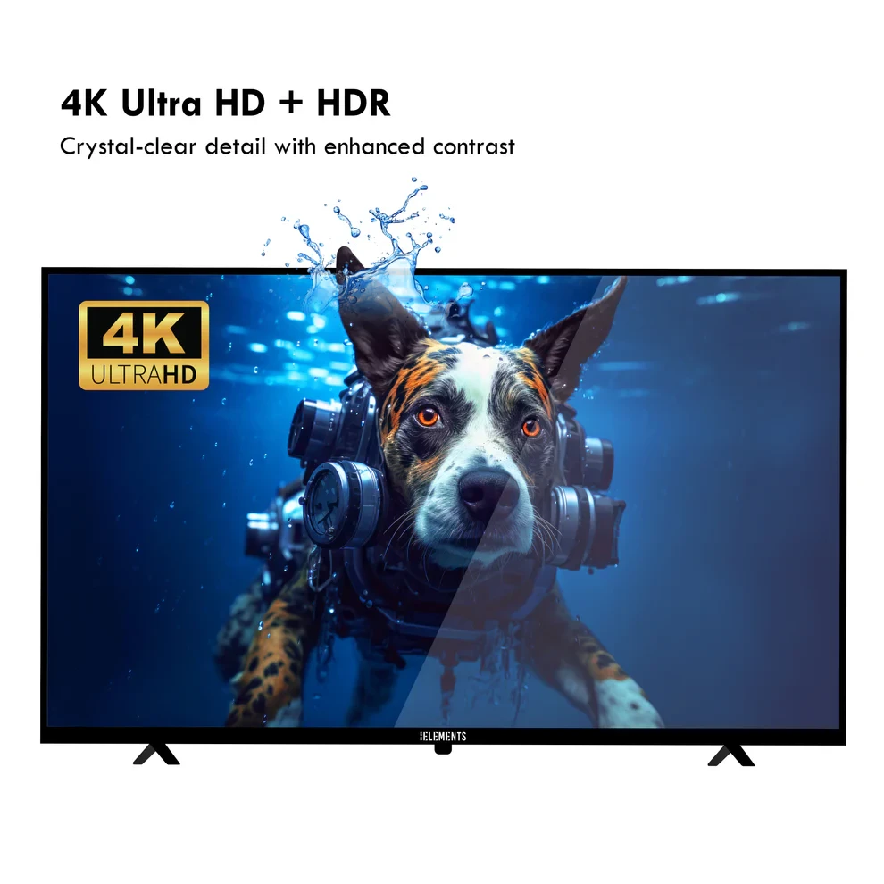KB ELEMENTS 43" QLED 4K Smart TV WebOS, Frameless Design (ELT43WQ8DE) - 2